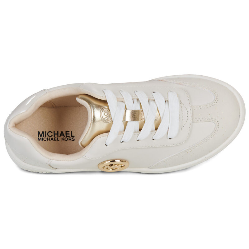 MICHAEL Michael Kors JEM SCOTTY CHARM Beige Sneakers for Girls - 6