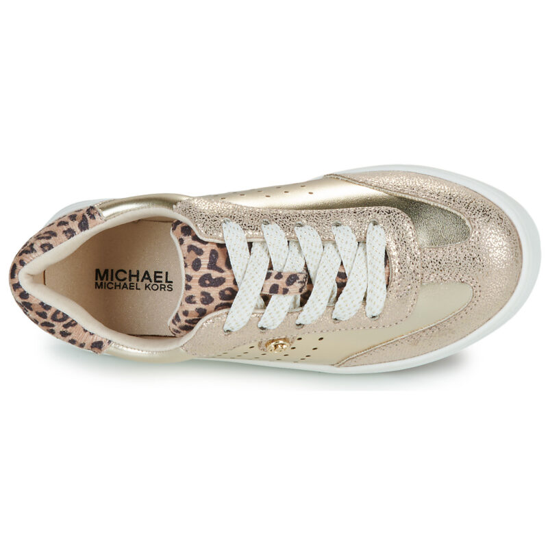 MICHAEL Michael Kors JEM SCOTTY Gold Sneakers for Girls - 5