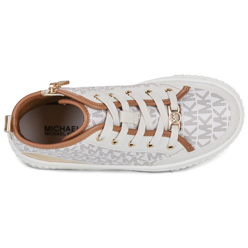 MICHAEL Michael Kors SHEA SPLIT Beige Girls' Sneakers - 6
