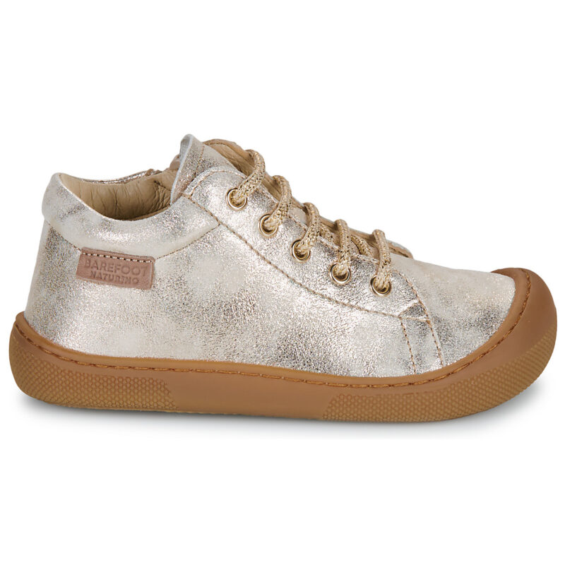 Naturino BAREFOOT AMUR ZIP Oro Sneakers Bambina - 2