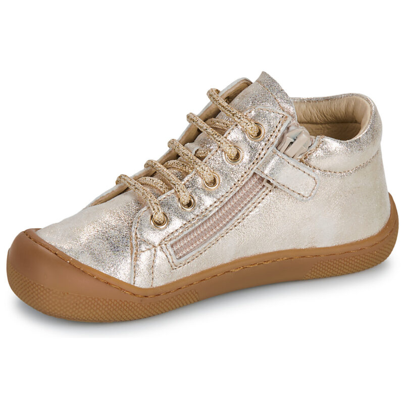 Naturino BAREFOOT AMUR ZIP Oro Sneakers Bambina - 4