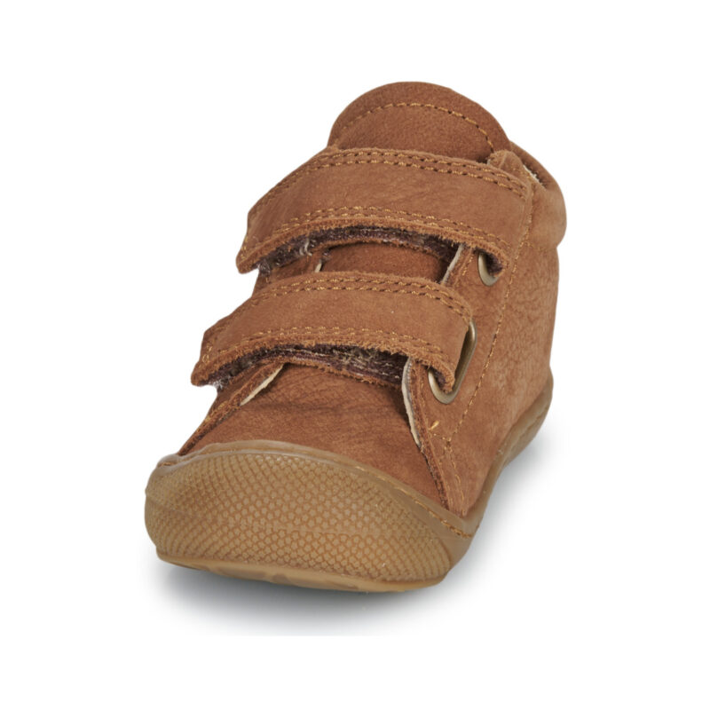 Naturino COCOON VL NABUK Braune M&auml;dchen-Sneaker - Gr&ouml;&szlig;e 3