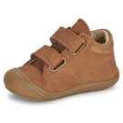 Naturino COCOON VL NABUK Braune M&auml;dchen-Sneaker - Gr&ouml;&szlig;e 4