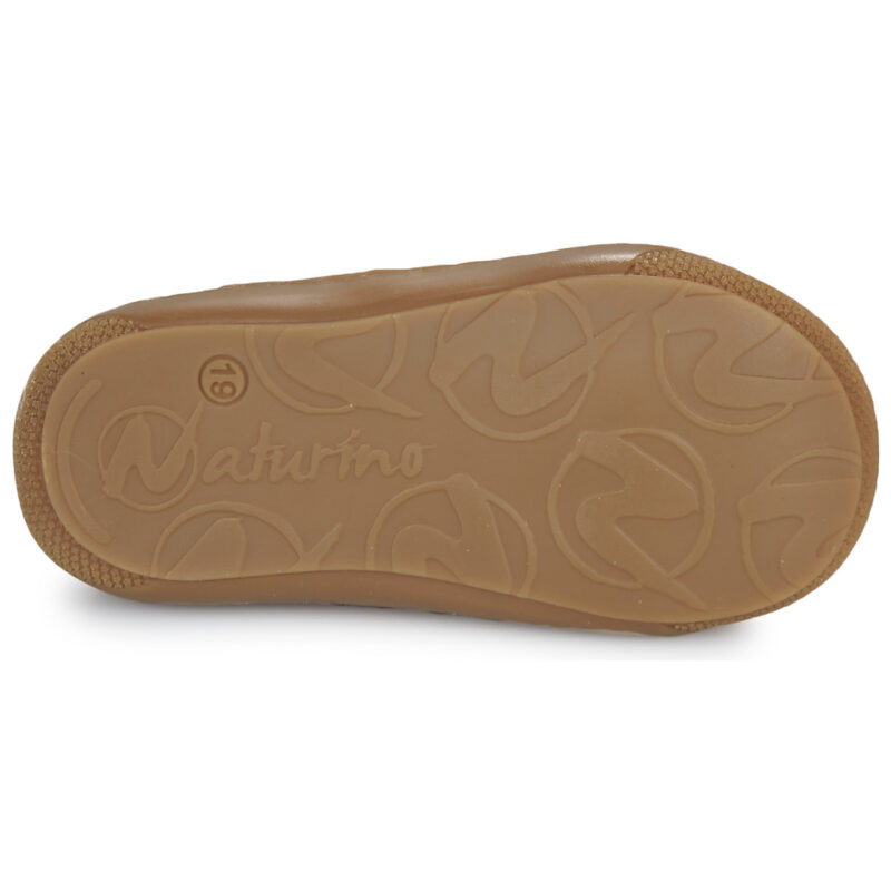 Naturino COCOON VL NABUK Braune M&auml;dchen-Sneaker - Gr&ouml;&szlig;e 7