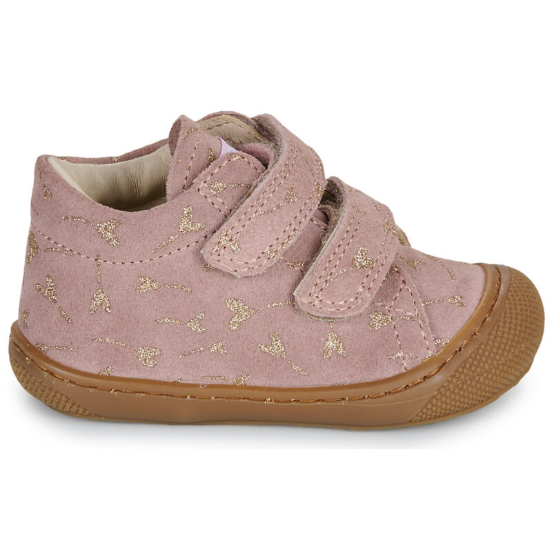 Naturino COCOON VL SUEDE GLITTER FLOWER Rose Sneakers Bambina - 2