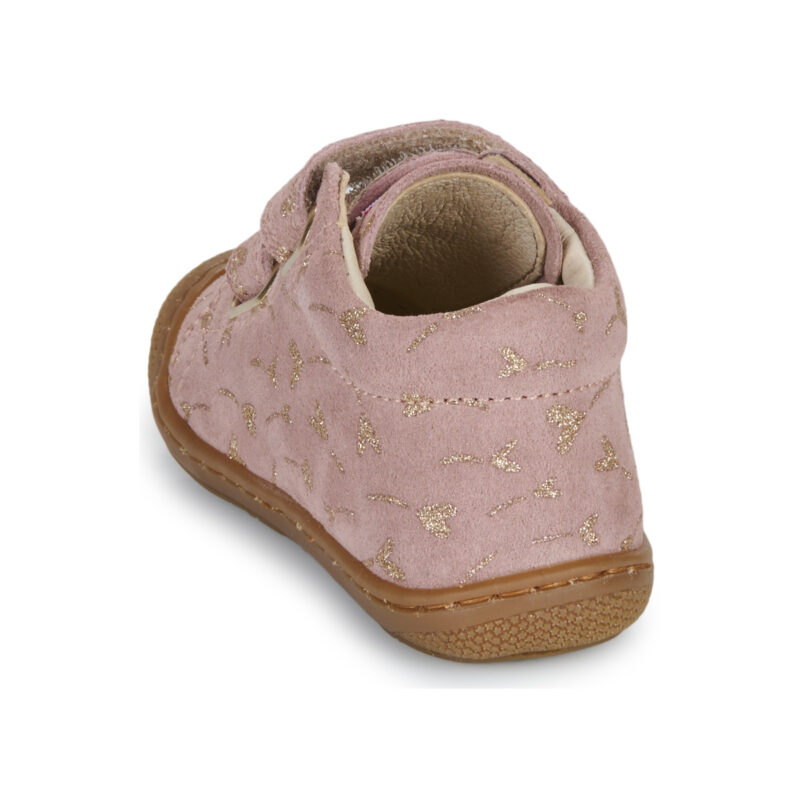 Naturino COCOON VL SUEDE GLITTER FLOWER Rose Sneakers Bambina - 5