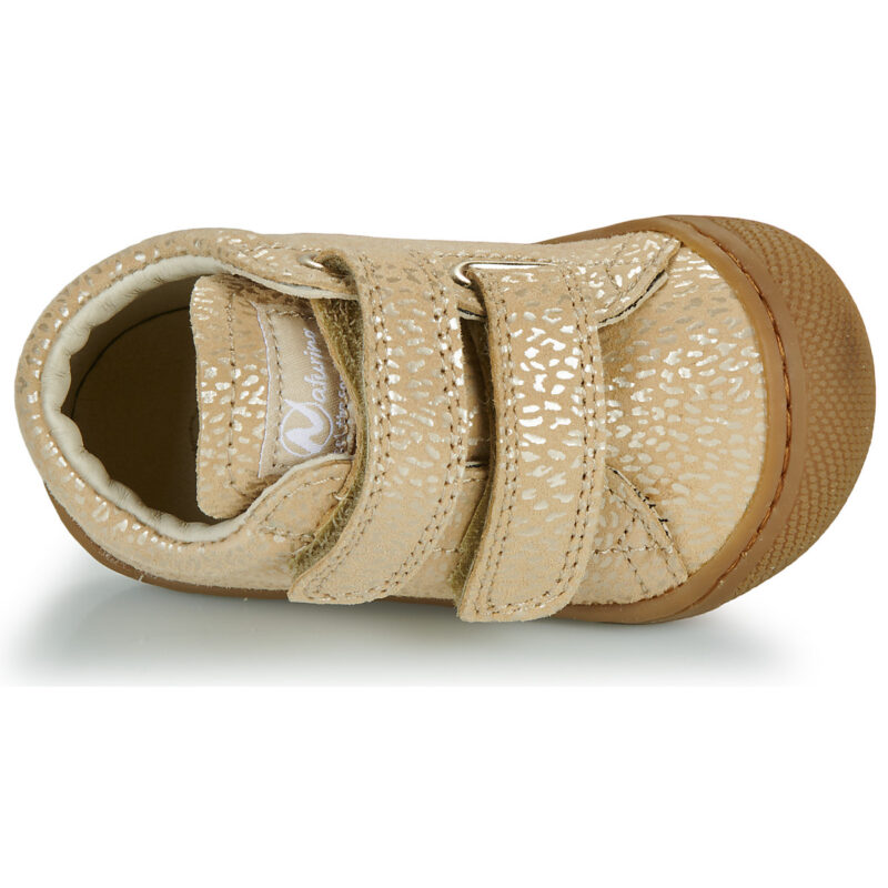 Naturino COCOON VL SUEDE SAVAGE Oro Sneakers Bambina - 6