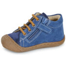 Naturino COCOON ZIP SUEDE Blue - Girls' Sneakers - 4