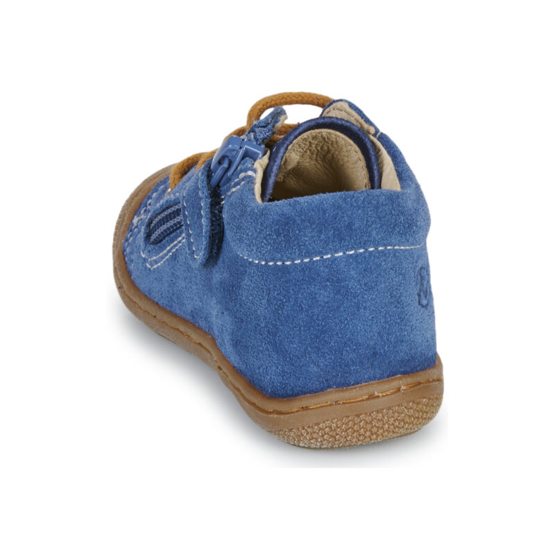 Naturino COCOON ZIP SUEDE Blue - Girls' Sneakers - 5