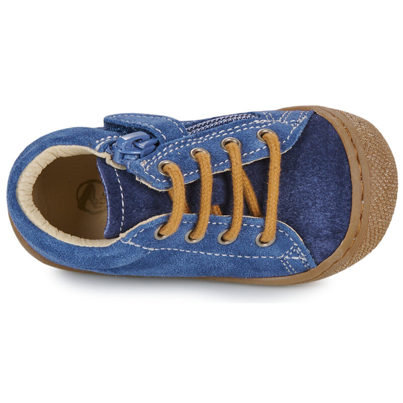 Naturino COCOON ZIP SUEDE Blue - Girls' Sneakers - 6