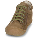 Naturino COCOON ZIP SUEDE Kaki Sneakers Bambina - 3