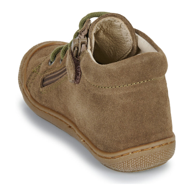 Naturino COCOON ZIP SUEDE Kaki Sneakers Bambina - 5