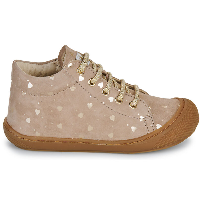 Naturino COCOON ZIP SUEDE LOVE Beige Sneakers Bambina - 2
