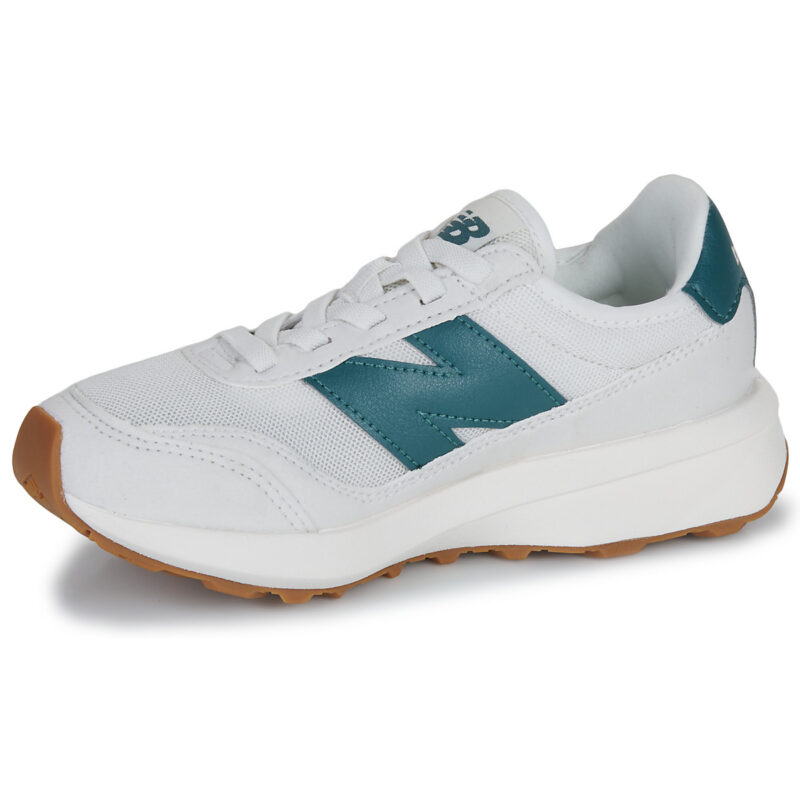 New Balance 370 Bianco Sneakers Bambina - 4