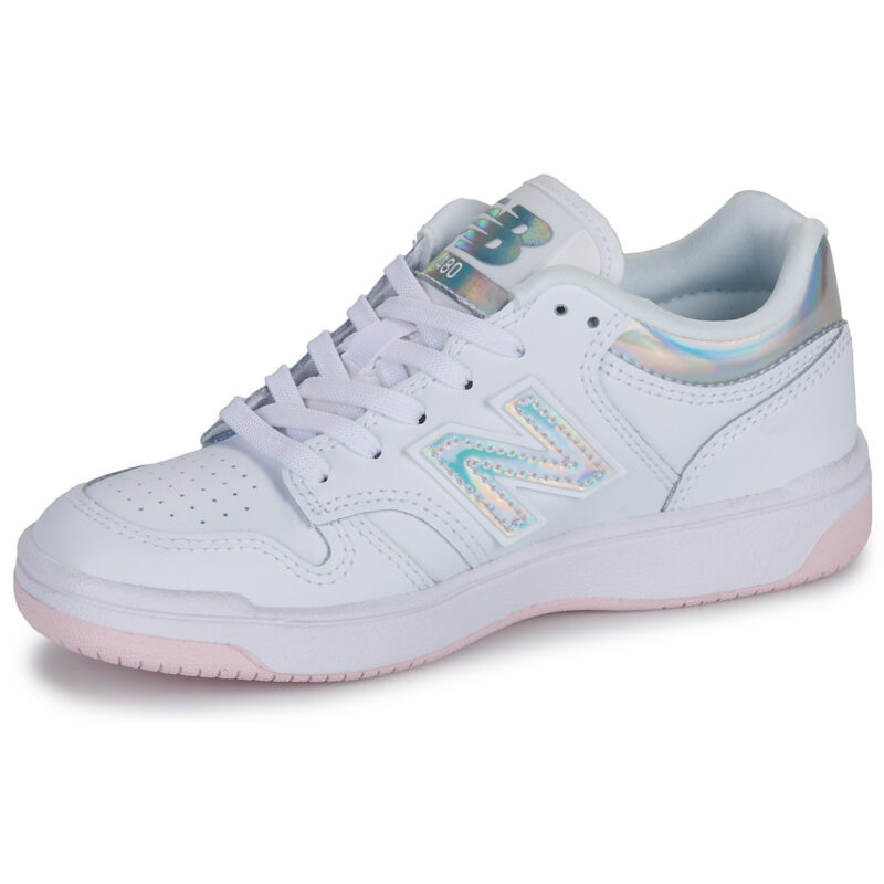 New Balance 480 Bianco Sneakers Bambina - 4