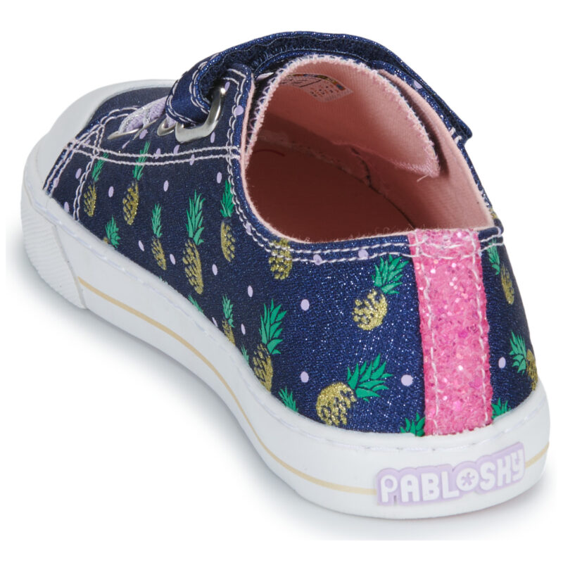Pablosky CANVAS Bleu Baskets Fille - 5