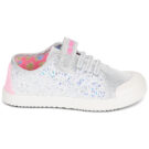 Pablosky GOMA Silberne M&auml;dchen-Sneaker &ndash; Gr&ouml;&szlig;e 2
