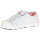 Pablosky GOMA Silberne M&auml;dchen-Sneaker &ndash; Gr&ouml;&szlig;e 4
