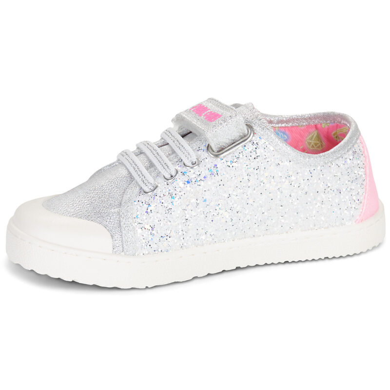 Pablosky GOMA Silberne M&auml;dchen-Sneaker &ndash; Gr&ouml;&szlig;e 4