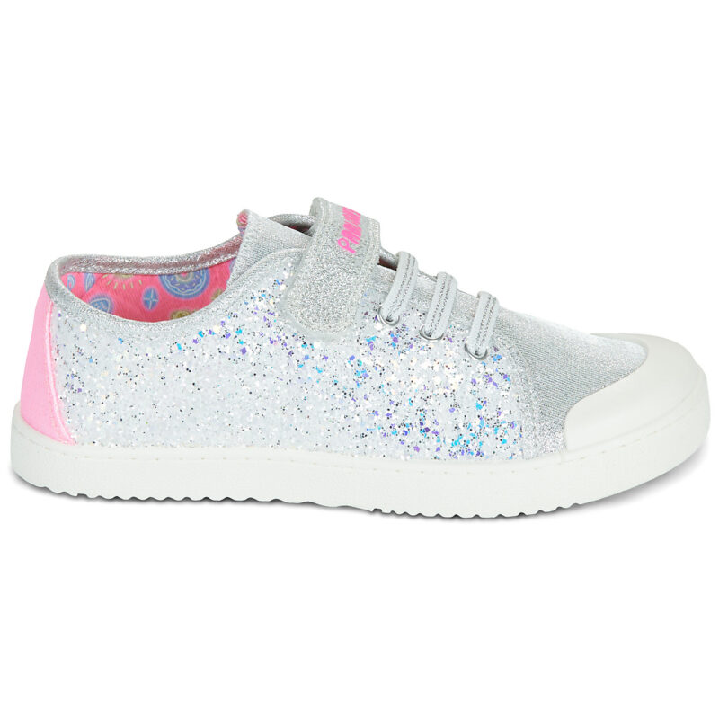 Pablosky GOMA Silberne M&auml;dchen-Sneaker &ndash; Gr&ouml;&szlig;e 2