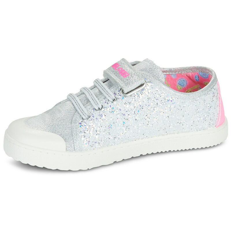 Pablosky GOMA Silberne M&auml;dchen-Sneaker &ndash; Gr&ouml;&szlig;e 4