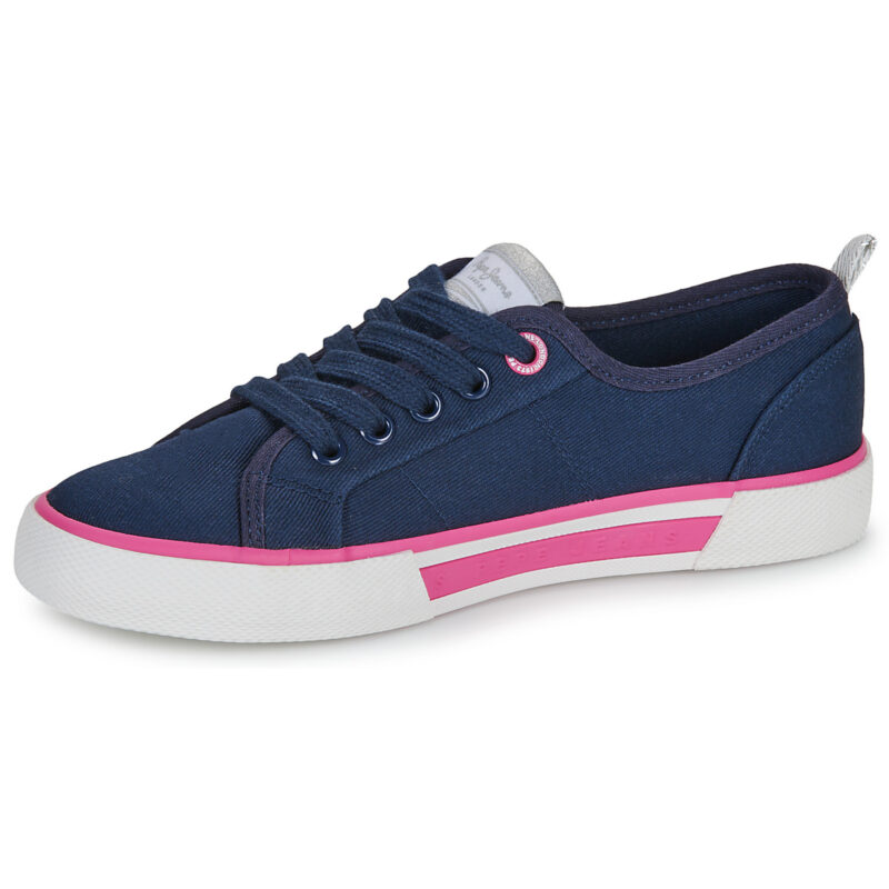 Baskets Pepe Jeans BRADY CLUB G bleues pour filles - Taille 4