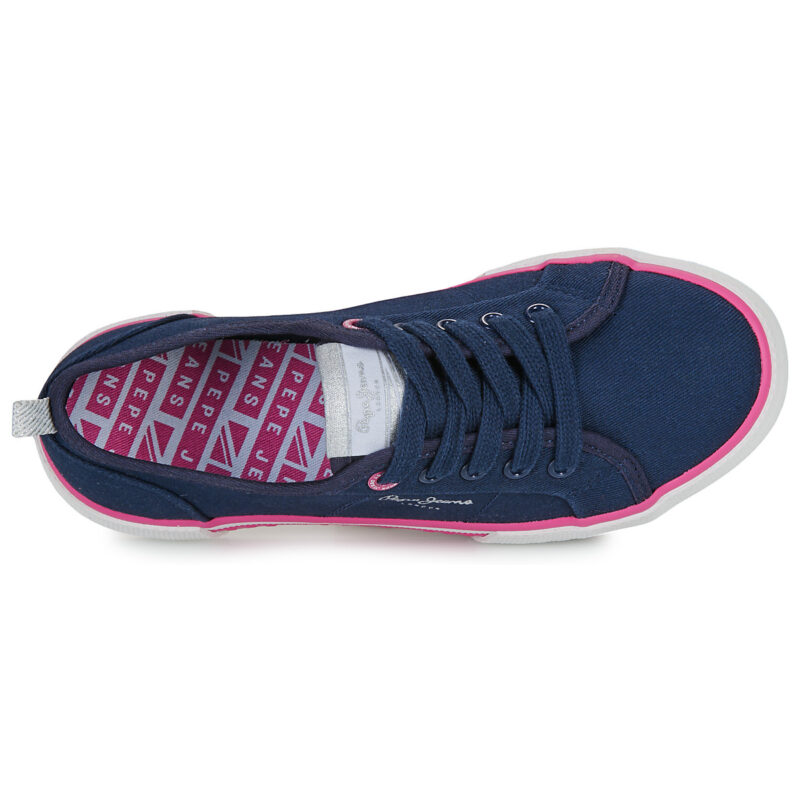 Baskets Pepe Jeans BRADY CLUB G bleues pour filles - Taille 6