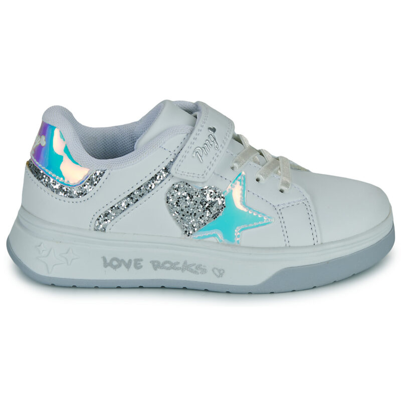 Primigi BG GLAM Wei&szlig;e Sneaker f&uuml;r M&auml;dchen - Gr&ouml;&szlig;e 2
