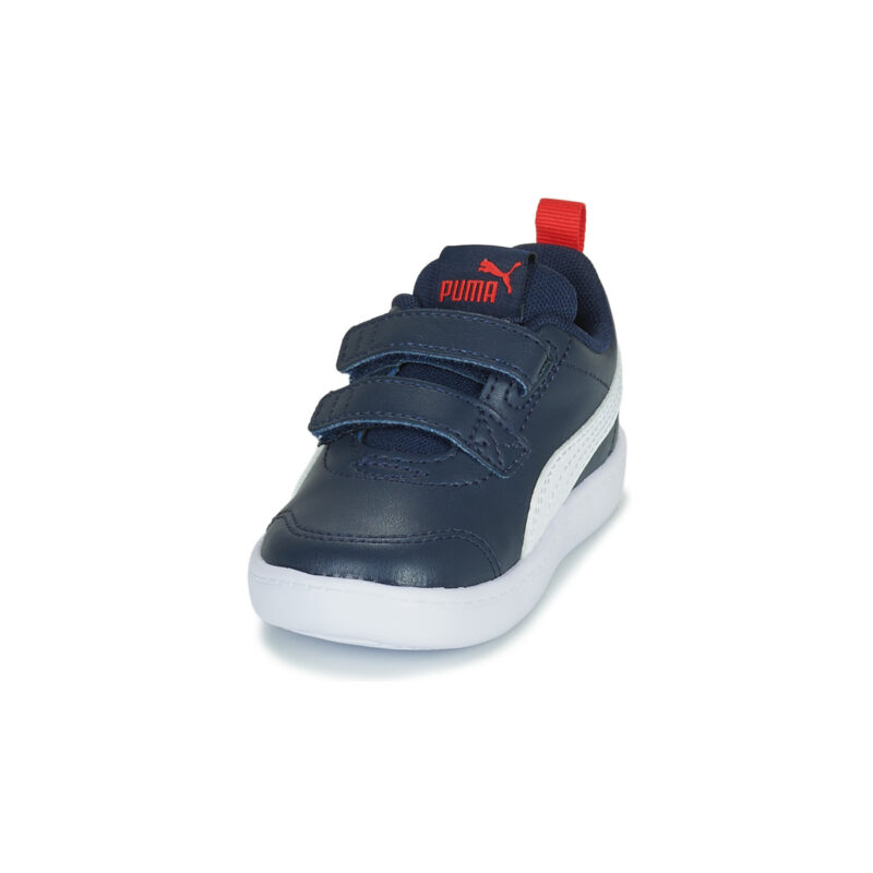 Puma COURTFLEX INF Marine M&auml;dchen-Sneaker - Gr&ouml;&szlig;e 3
