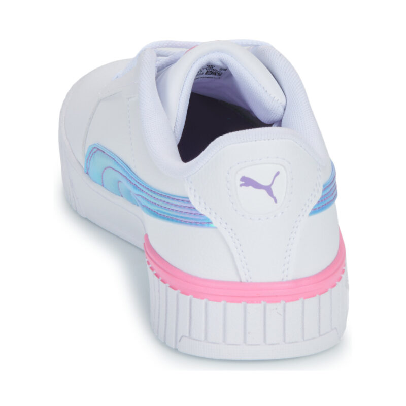 Puma Carina 2.0 Bouncy Sky Jr Bianco Sneakers Bambina - 5