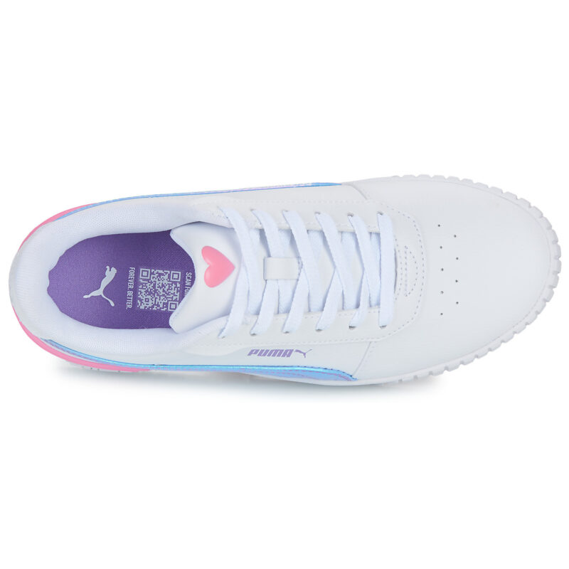 Puma Carina 2.0 Bouncy Sky Jr Bianco Sneakers Bambina - 6