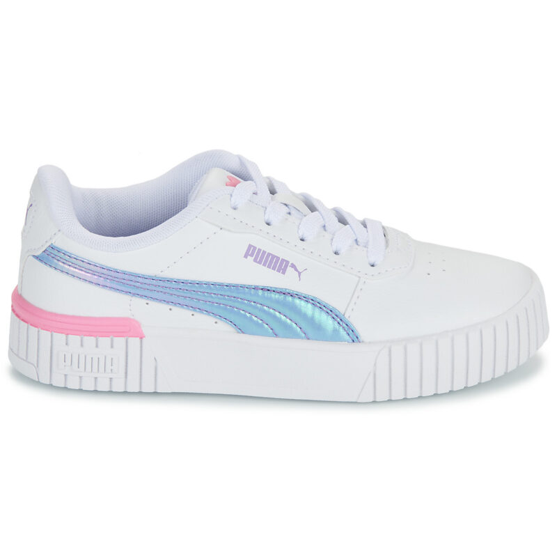 Puma Carina 2.0 Bouncy Sky PS Bianco Sneakers Bambina - 2