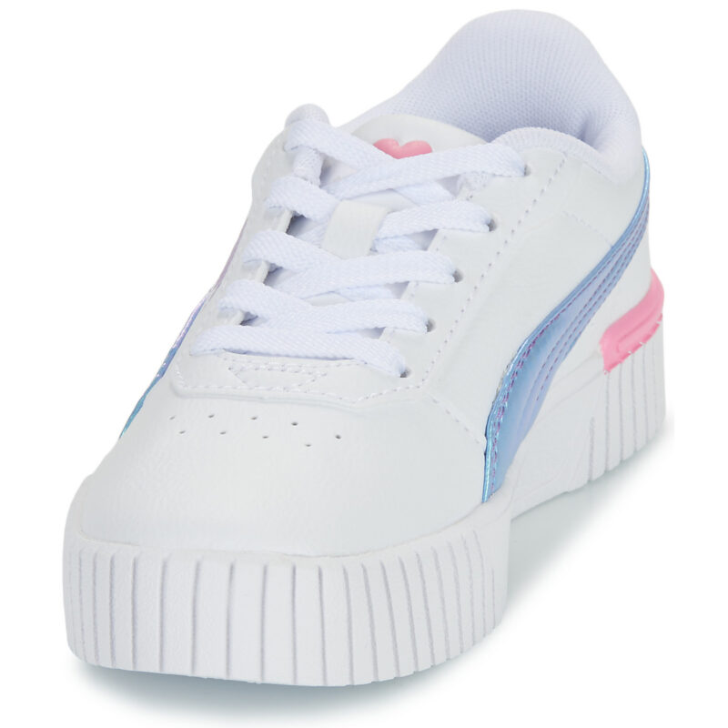 Puma Carina 2.0 Bouncy Sky PS Bianco Sneakers Bambina - 3