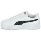 Puma Carina 2.0 Zebra PS Wei&szlig;e M&auml;dchen-Sneaker - Gr&ouml;&szlig;e 4
