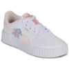Scarpe bambini ragazza Puma  Carina 3.0 Floral PS  Bianco Puma 4069161509674
