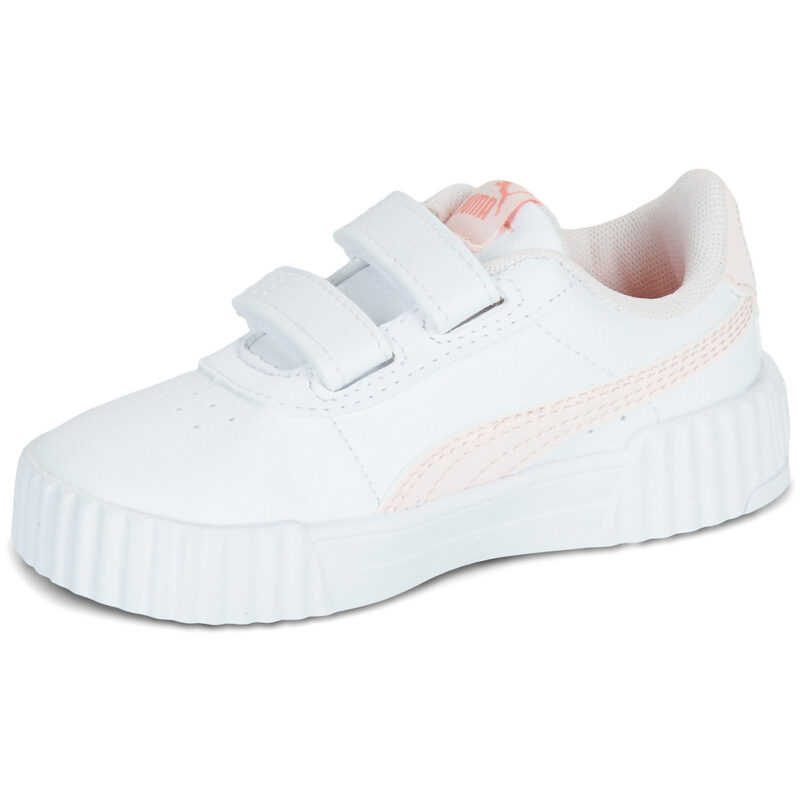 Puma Carina 3.0 Floral V Inf Bianco - Sneakers Bambina - 4