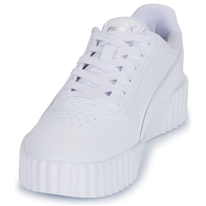 Puma Carina 3.0 Holo 2.0 Jr Bianco Sneakers Bambina - 3