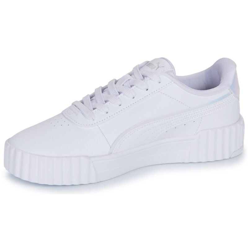 Puma Carina 3.0 Holo 2.0 Jr Bianco Sneakers Bambina - 4