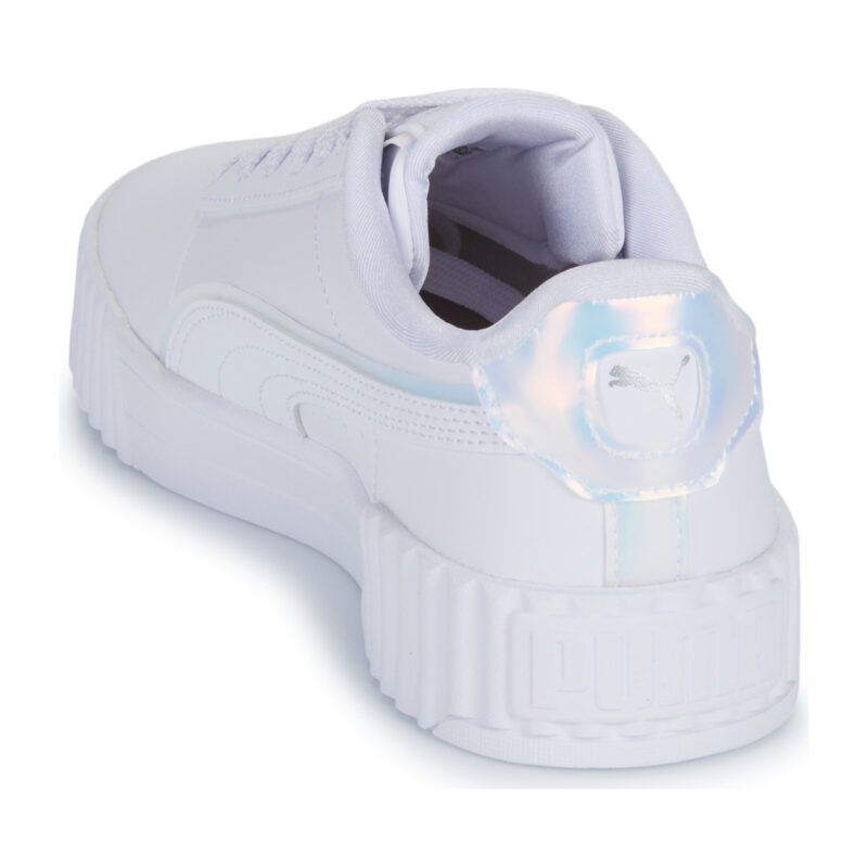 Puma Carina 3.0 Holo 2.0 Jr Bianco Sneakers Bambina - 5