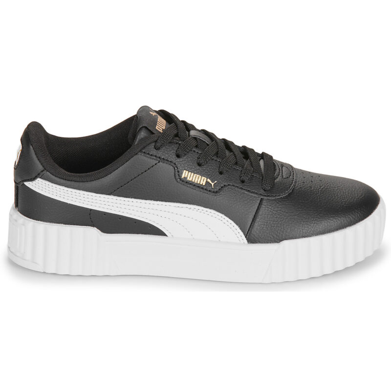 Puma Carina 3.0 Jr Nero Sneakers Bambina - 2