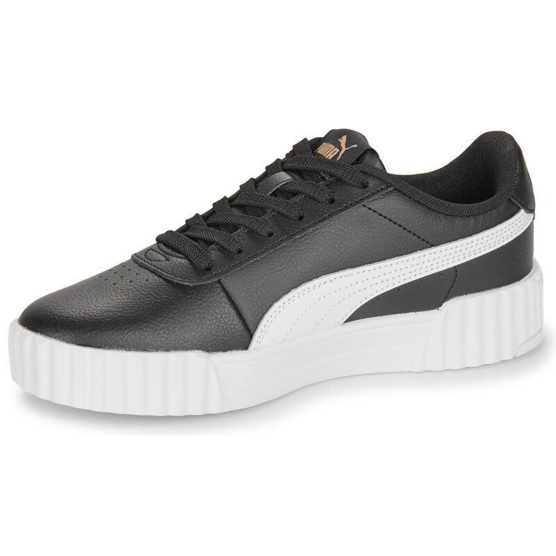 Puma Carina 3.0 Jr Nero Sneakers Bambina - 4