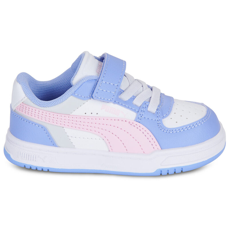 Baskets Puma Caven III Block AC+ Inf blanches pour fille - Pointure 2