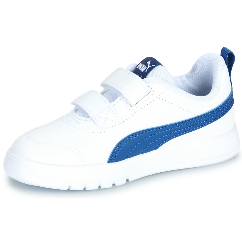 Puma Courtflex V3 Inf Bianco Sneakers Bambina - 4