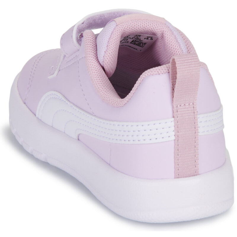Puma Courtflex V3 Inf Rosa Sneakers Bambina - 5