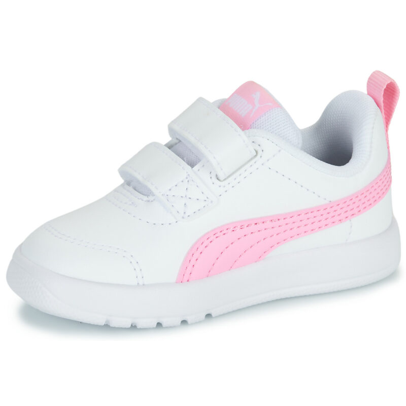 Puma Courtflex V3 V Inf Bianco - Sneakers Bambina - 4