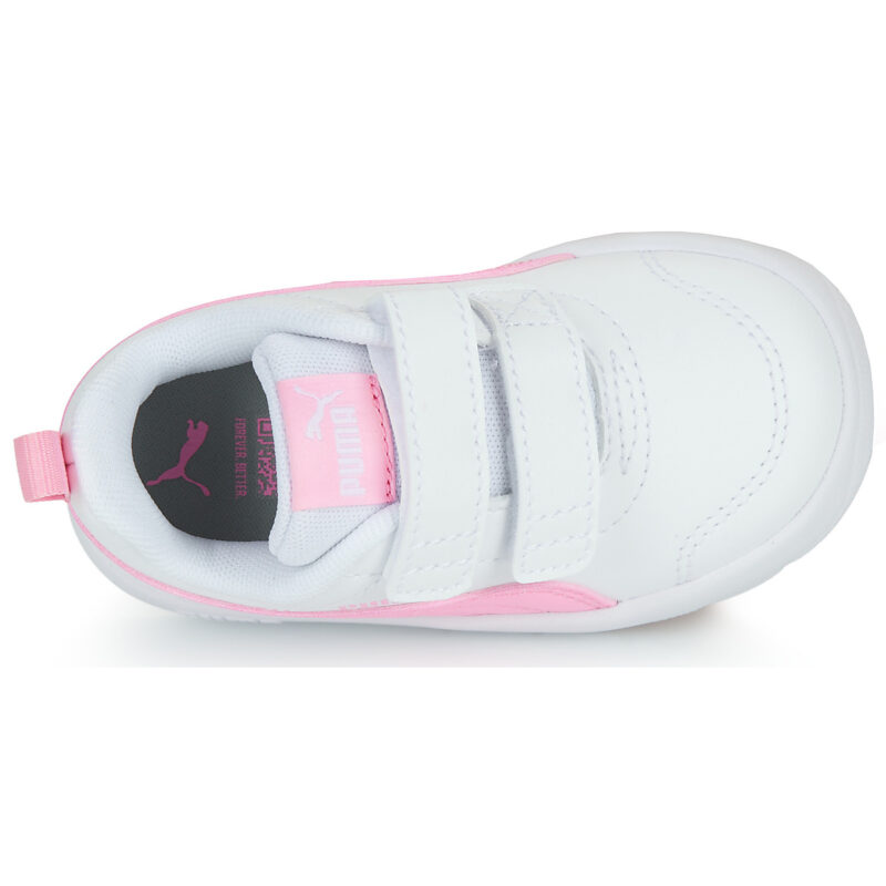Puma Courtflex V3 V Inf Bianco - Sneakers Bambina - 6