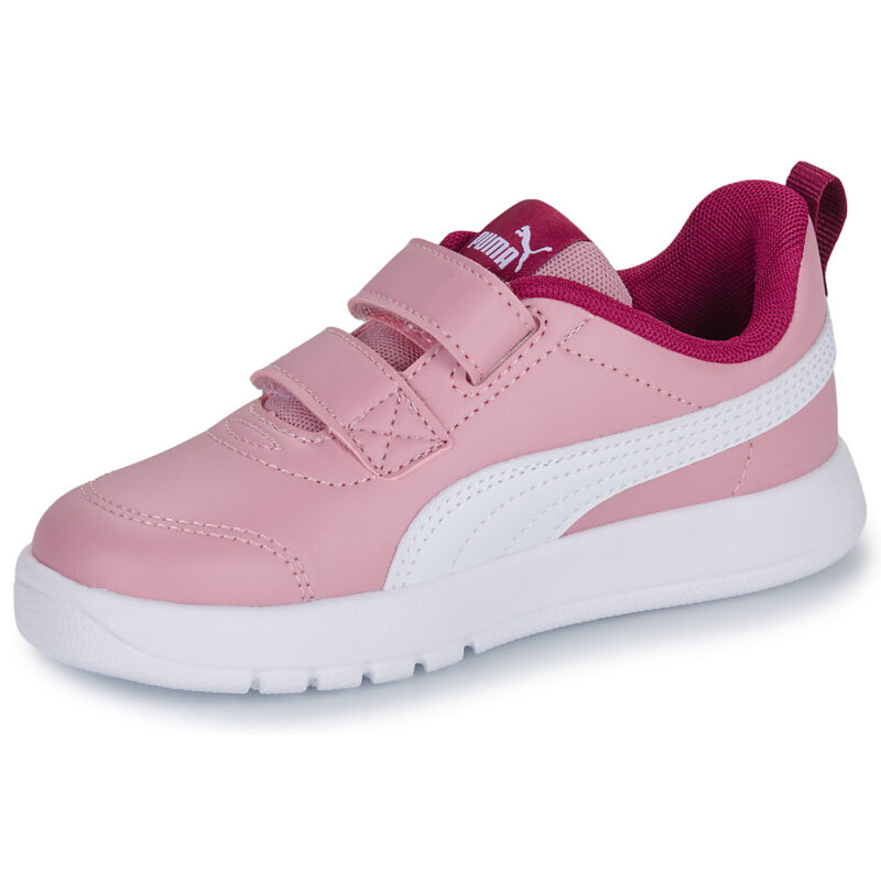Puma Courtflex V3 V Inf Pink - Girl's Sneakers - 4