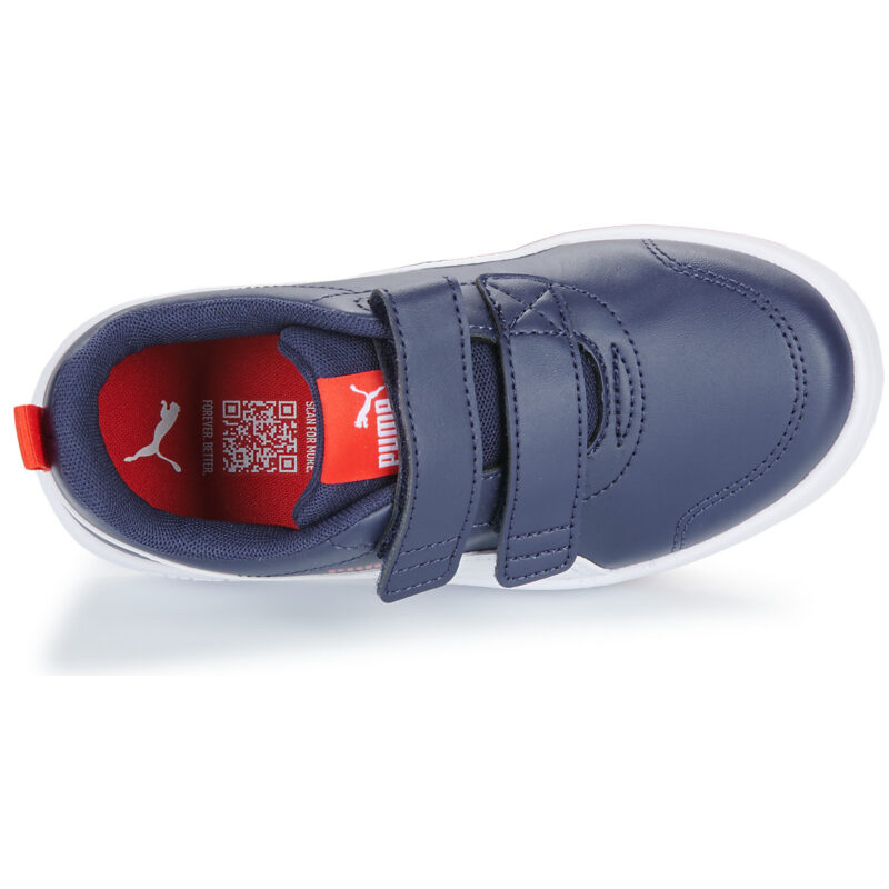 Puma Courtflex V3 V PS Marine Sneakers Bambina - 6