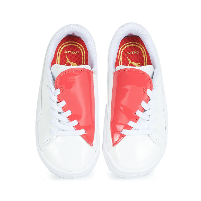 Puma INF B CRUSH PATENT AC.W-H Bianco Sneakers Bambina - 6