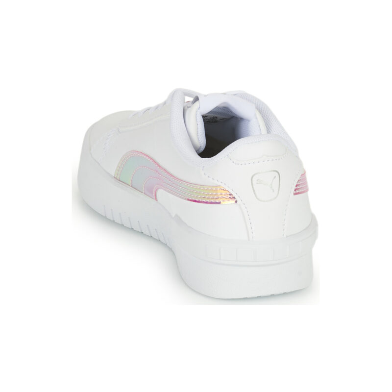Baskets Puma Jada Holo PS blanches pour filles - Taille 5